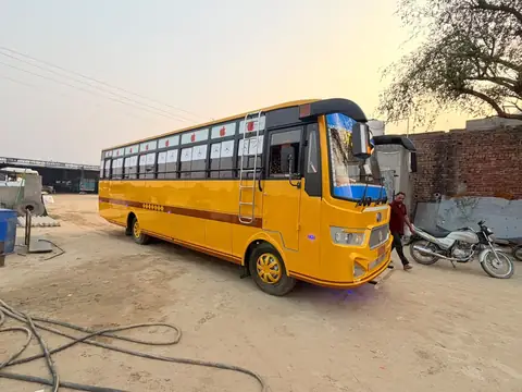 School buses built by Guru Kirpa Bus Body Builders